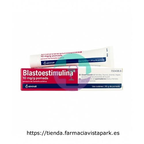 BLASTOESTIMULINA 10 MG/G POMADA, 1 tubo de 30 g