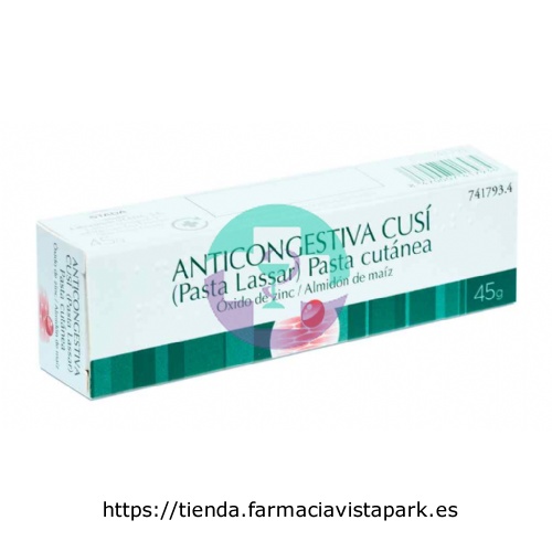 ANTICONGESTIVA CUSI (PASTA LASSAR) , 1 tubo de 45 g