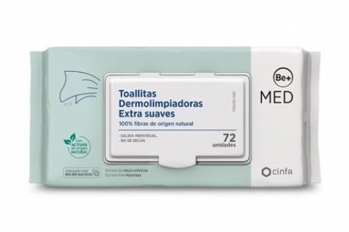 Be+ pediatrics toallitas humedas extra suaves 72