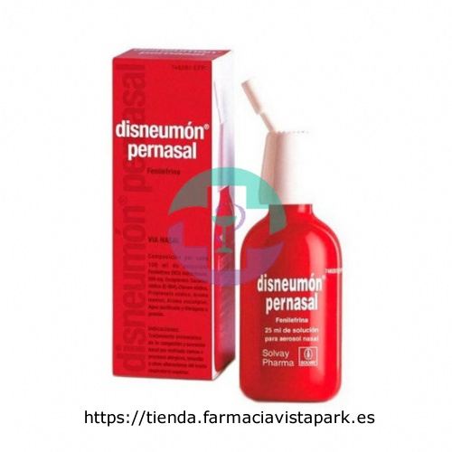 DISNEUMON PERNASAL 5 MG/ML SOLUCION PARA PULVERIZACION , 1 envase pulverizador de 25 ml