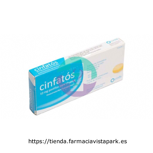 CINFATOS 10 mg PASTILLAS PARA CHUPAR , 20 comprimidos