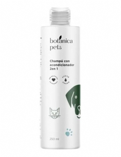 Champu 2 en 1 250 ml botanicapets