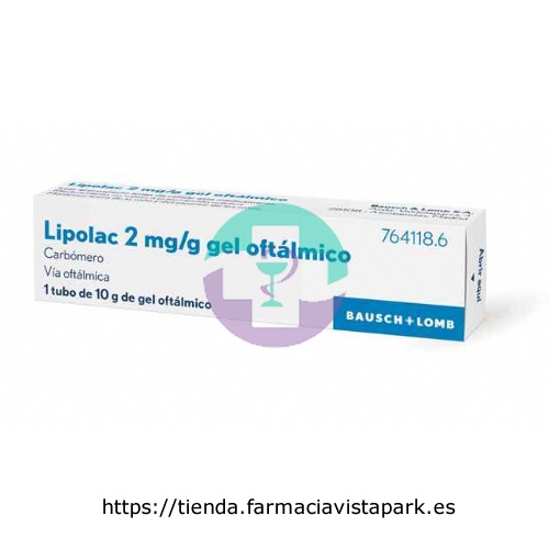 LIPOLASIC 2 mg/g GEL OFTALMICO , 1 tubo de 10 g