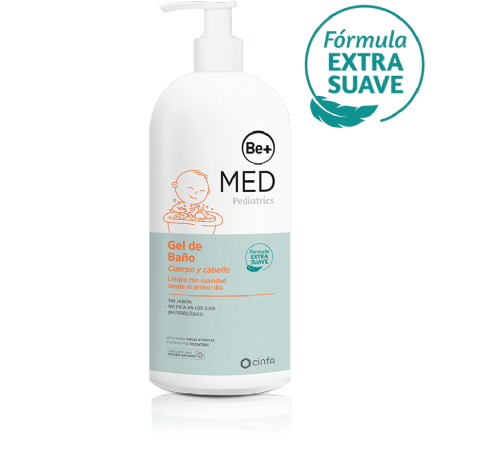 Be+ pediatrics gel de baño cuerpo/cabello sin ja