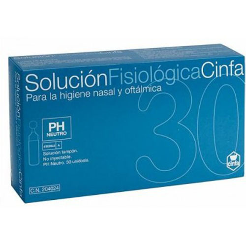 Cinfa solucion fisiologica  30 unidades monodosis 5 ml