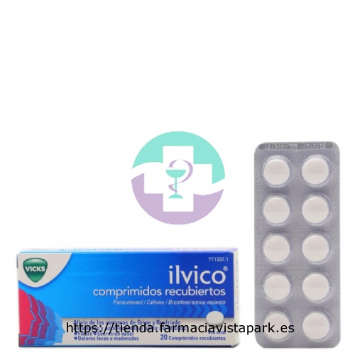 ILVICO COMPRIMIDOS RECUBIERTOS, 20 comprimidos