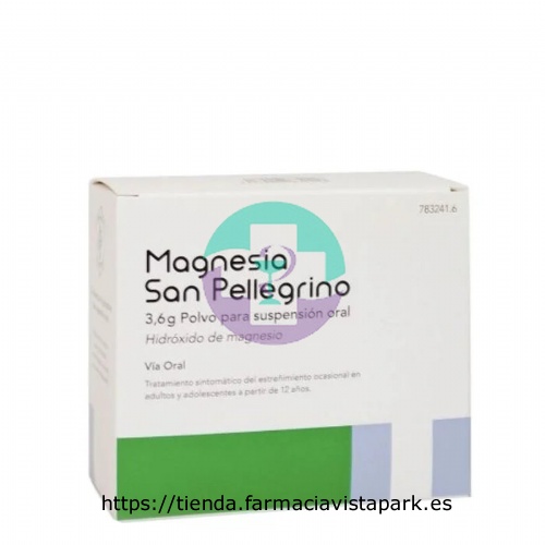 MAGNESIA SAN PELLEGRINO 3,6 g POLVO PARA SUSPENSION ORAL , 20 sobres
