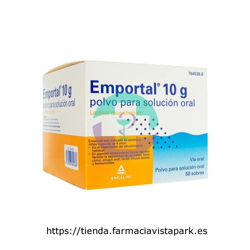 EMPORTAL 10 g  POLVO PARA SOLUCION ORAL , 50 sobres