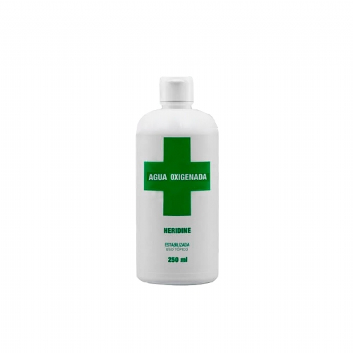 Agua oxigenada heridine 1 frasco 250 ml - heridine