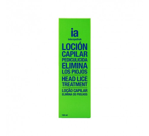 Interapothek locion pediculicida uso humano antipiojos 1 envase 150 ml