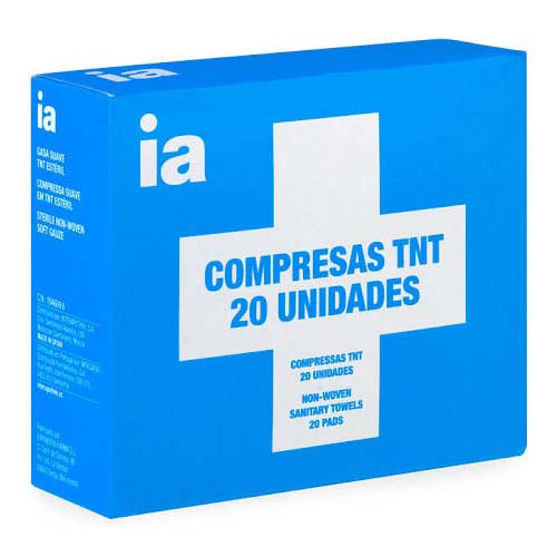 Gasa esteril compresa tnt interapothek 20 unidades - interapothek