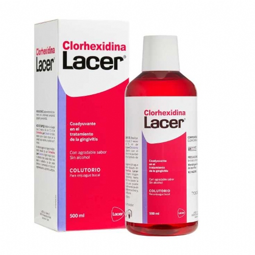 Lacer colutorio clorhexidina  1 envase 500 ml