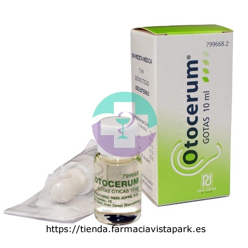 OTOCERUM  GOTAS OTICAS EN SOLUCION , 1 frasco de 10 ml