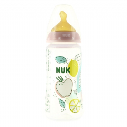 Biberon pp latex nuk first choice t-1 m 1 unidad 300 cc leche - nuk first choice