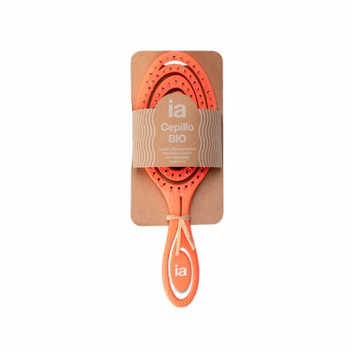 Cepillo desenredante biodegradable interapothek 1 unidad color naranja - interapothek