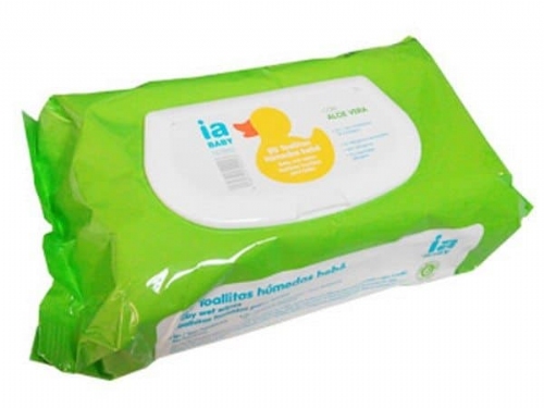Interapothek toallitas bebe aloe (caja)
