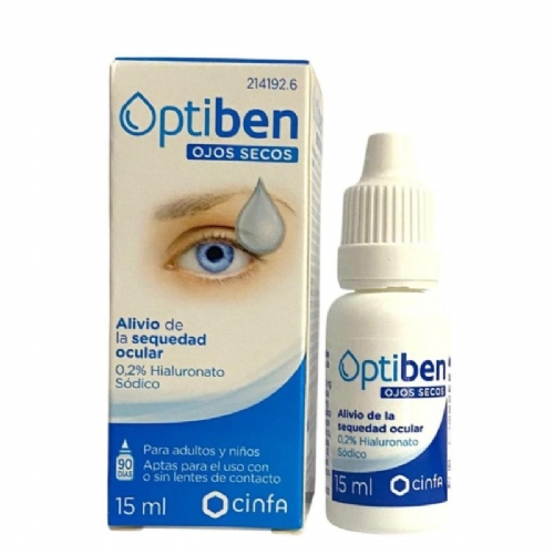 Optiben ojos secos gotas 1 frasco 15 ml