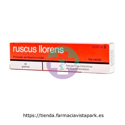 RUSCUS LLORENS POMADA RECTAL , 1 tubo de 30 g
