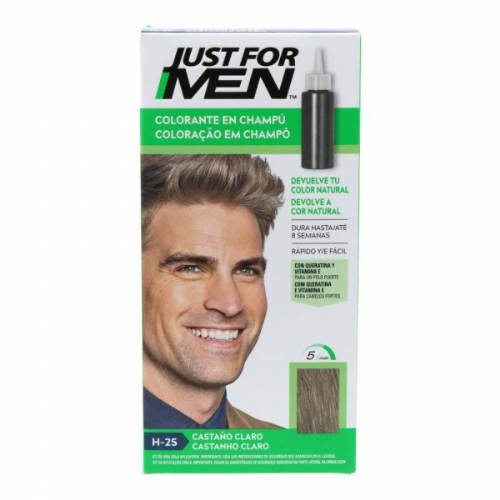 Just for men colorante en gel  1 envase 66 ml tono castaño claro
