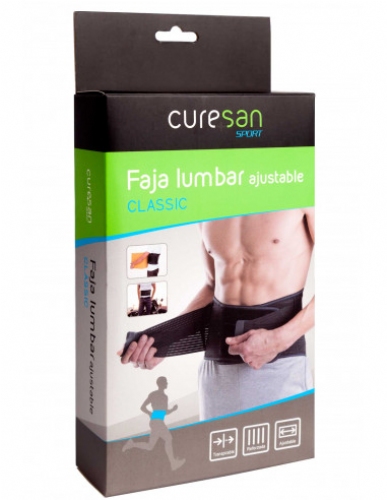 Faja lumbar ajustable curesan classic talla l - curesan classic