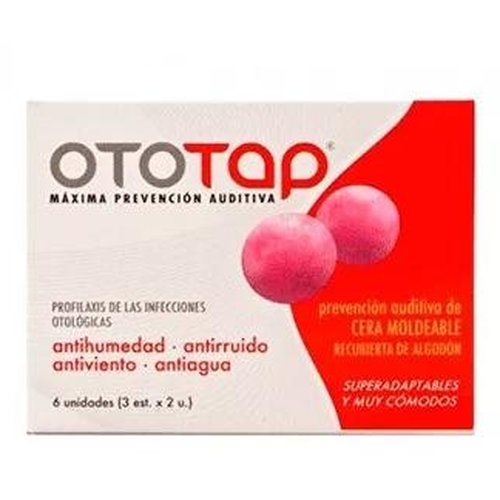 Tapones oidos cera ototap 6 unidades - ototap
