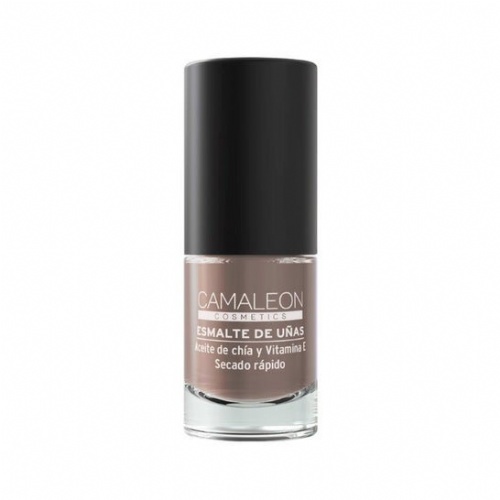 Camaleon esmalte de uñas  1 envase 6 ml color marron topo