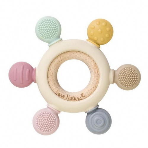 Saro mordedor sensorial silicona +4meses