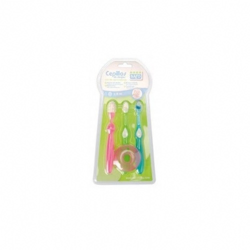 Saro cepillo de diente set de aprendizaje +6m