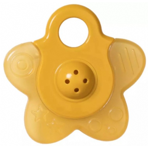 Saro mordedor de agua con sonajero star