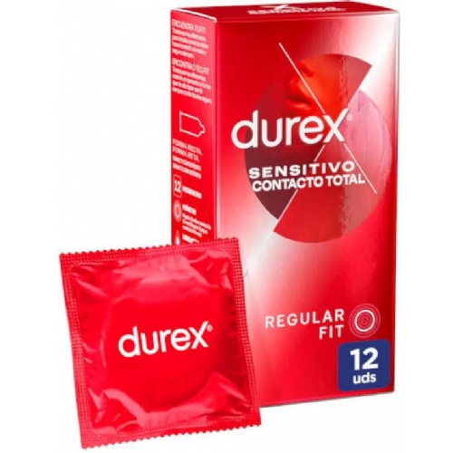 Durex sensitivo contacto total preservativos 12 unidades - preservativos