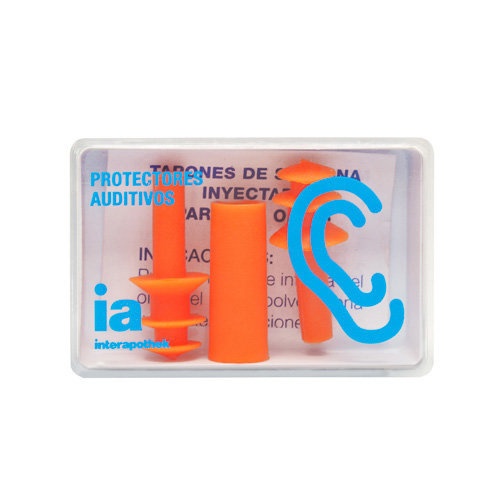 Tapones oidos silicona interapothek 2 u