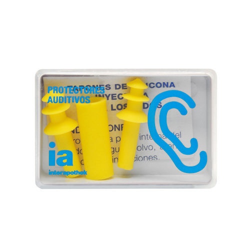 Interapothek tapon oido silic niños 2u