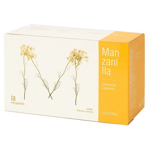 Interapothek manzanilla  25 filtros 1,2 g