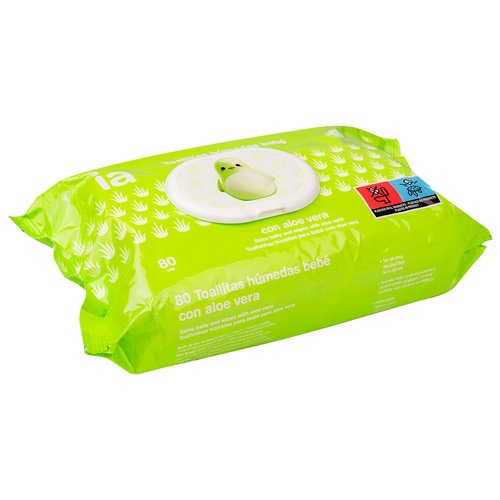 Interapothek toallitas bebe aloe (caja)