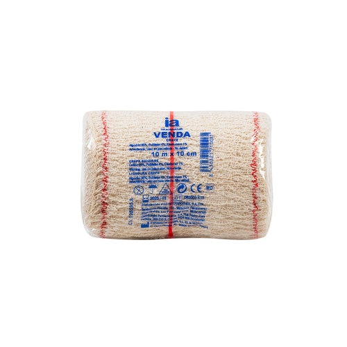 Venda crepe interapothek 1 unidad 10 m x 10 cm - interapothek