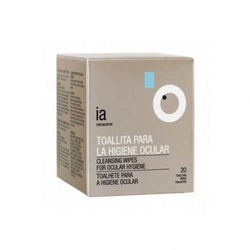 Interapothek toallitas para la higiene ocular  20 unidades