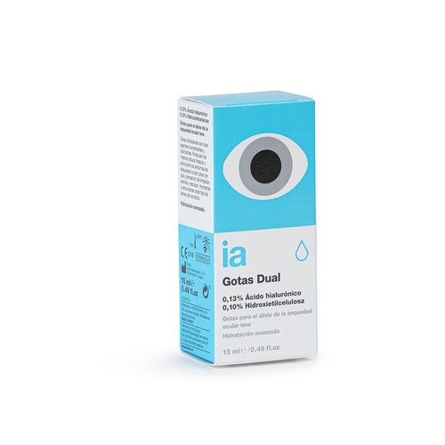 Interapothek gotas oftalmicas con doble humectacion  1 envase 15 ml