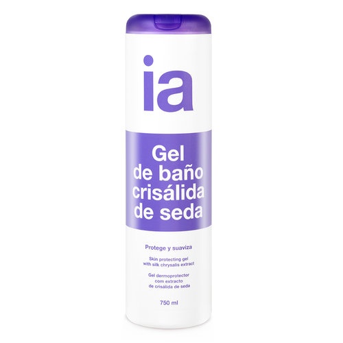 Interapothek gel de baño y ducha crisalida de seda  1 envase 750 ml