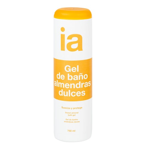 Interapothek gel de baño y ducha almendras dulces  1 envase 750 ml