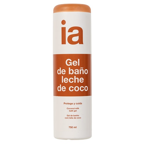 Interapothek gel de baño y ducha leche de coco  1 envase 750 ml