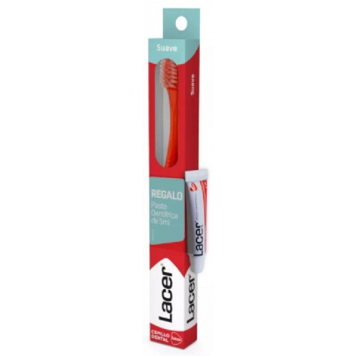 Cepillo dental adulto lacer suave 1 unidad - lacer