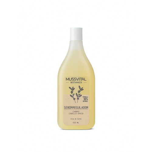 Mussvital botanics champu seborregulador para cabello graso  1 envase 400 ml