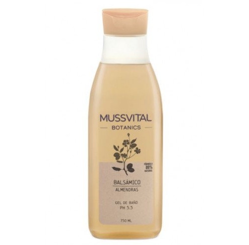 Mussvital essentials botanics gel de baño almendra  1 envase 750 ml