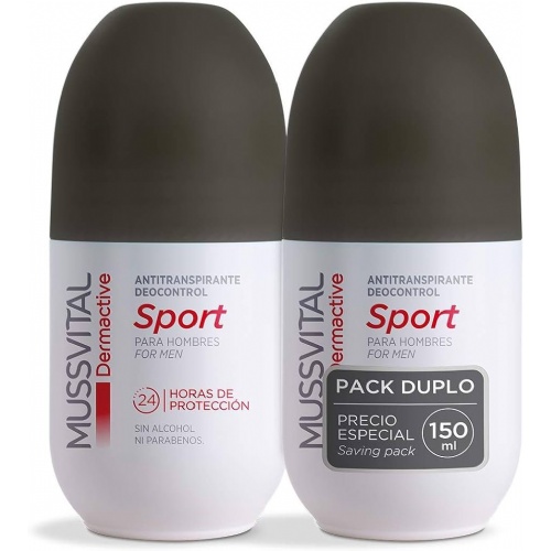 Mussvital pack deo roll-on sport 2x75ml