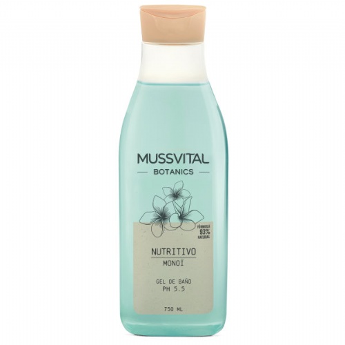 Mussvital botanics gel de baño monoi  1 envase 750 ml