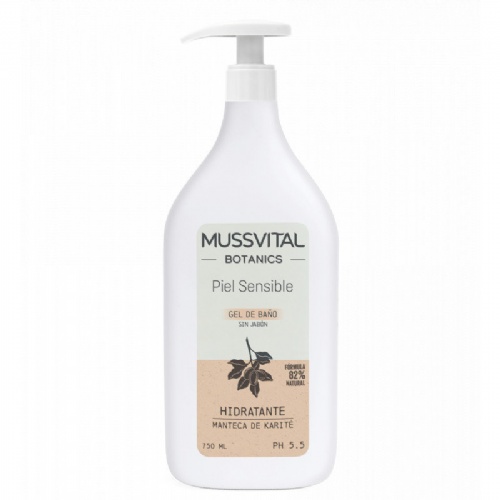 Mussvital essentials botanics gel de baño piel sensible  1 envase 750 ml