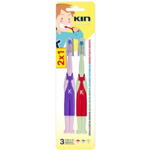 Kin infantil cepillo pack 2x1