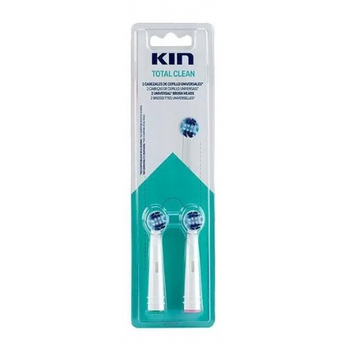 Cepillo dental electrico recambio kin total clean 2 unidades - kin total clean