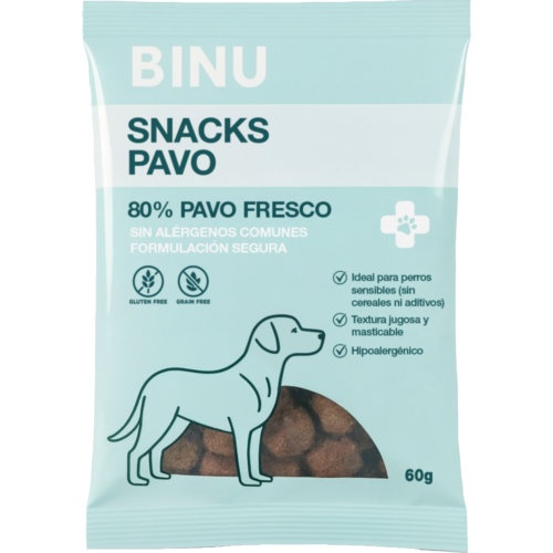 Binu snacks pavo 60g