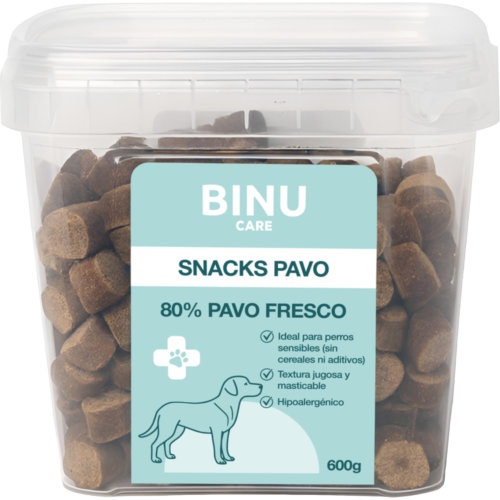 Binu snacks pavo 600g